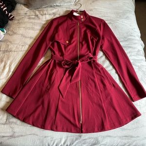Fashion nova maroon dress